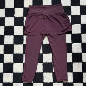 Athleta Elation 2 in 1 7/8  Tight in Plum | M
